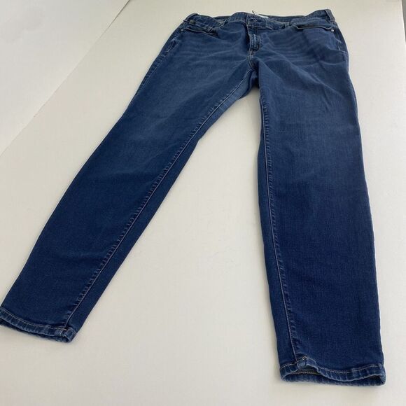 LANE BRYANT Women’s Mid Rise Wide Leg Jeans Size 22 XL  Blue‎ Stretch Comfort - Picture 3 of 15